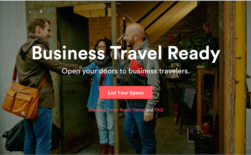 Η Airbnb στα επαγγελματικά ταξίδια