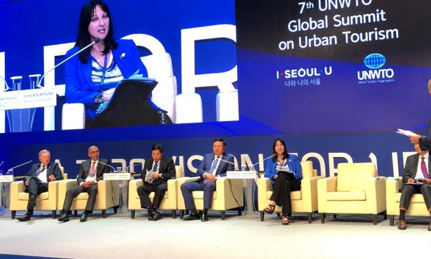 Η Υπουργός Τουρισμού Έλενα Κουντουρά παρουσίασε στην 7η Παγκόσμια Συνδιάσκεψη για τον Αστικό Τουρισμό του Παγκοσμίου Οργανισμού Τουρισμού καλές πρακτικές για τη βιώσιμη τουριστική ανάπτυξη ελληνικών προορισμών
