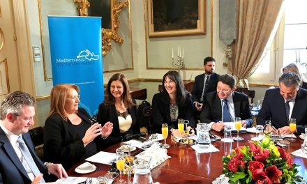 Η Υπουργός Τουρισμού, Έλενα Κουντουρά, επίτιμο μέλος του ΔΣ του Mediterranean Tourism Foundation, μετά από πρόταση της Προέδρου της Μάλτας ΑΕ Marie-Louise Coleiro Preca