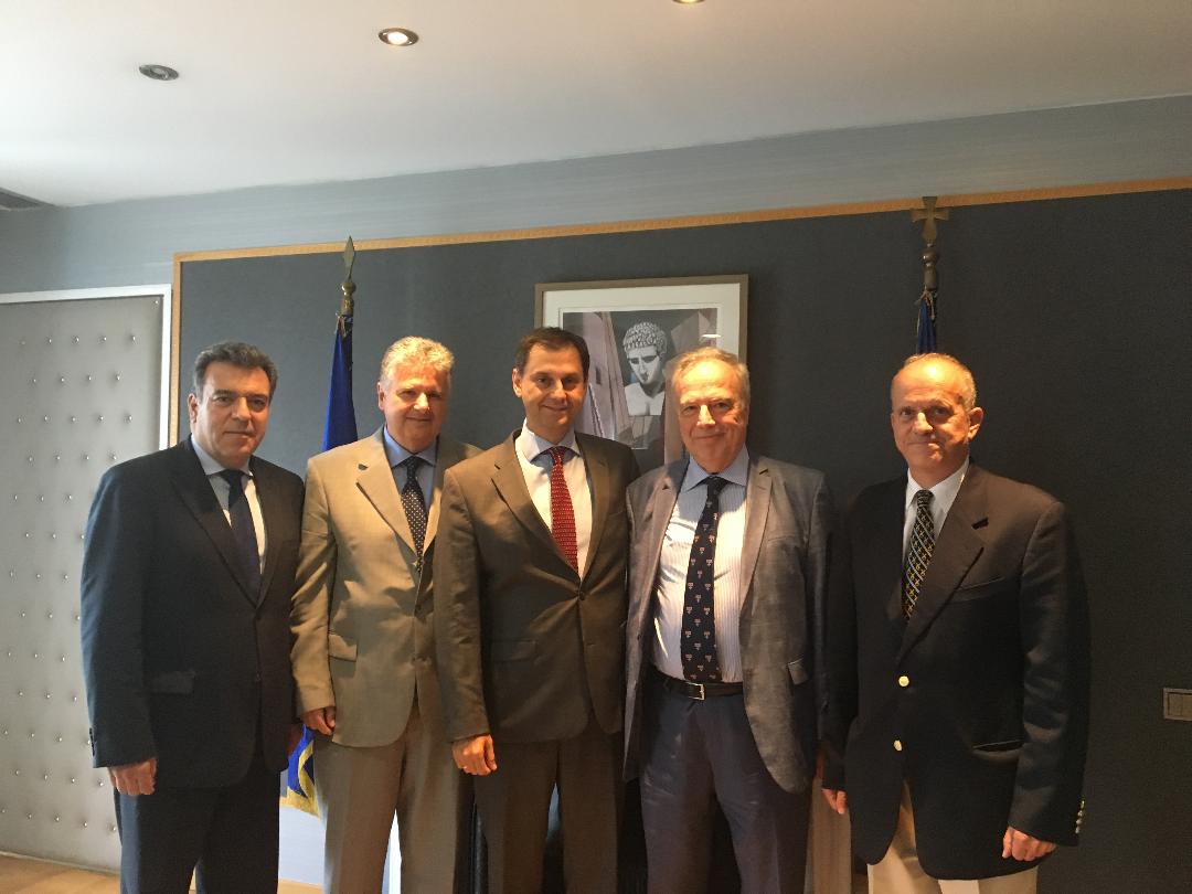 «Συνάντηση της πολιτικής ηγεσίας του υπουργείου Τουρισμού με τον πρόεδρο της Ένωσης Εφοπλιστών Κρουαζιέρας, κ. Θεόδωρο Κόντε»