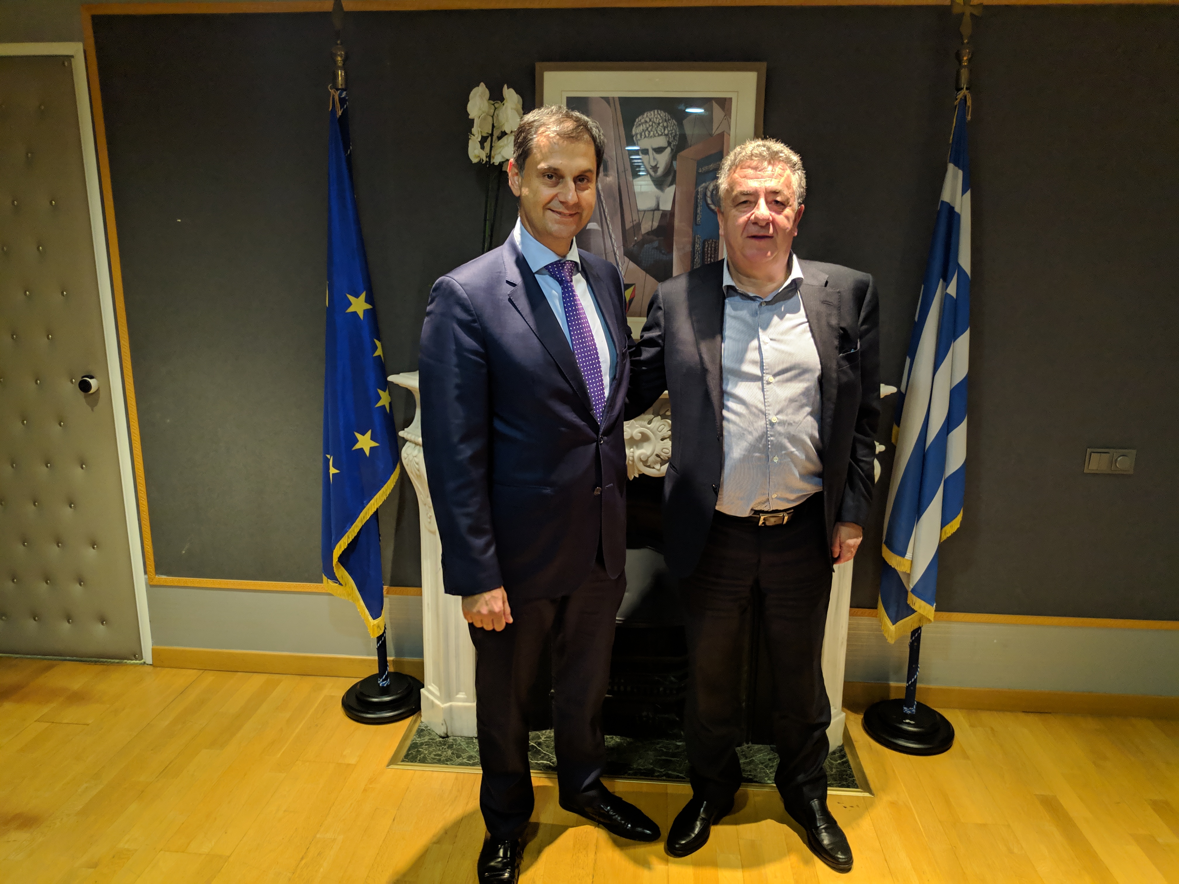 Δράσεις για την ενίσχυση του τουρισμού της Κρήτης συζήτησαν ο υπουργός Τουρισμού Χ. Θεοχάρης με τον Περιφερειάρχη Κρήτης κ. Στ. Αρναουτάκη