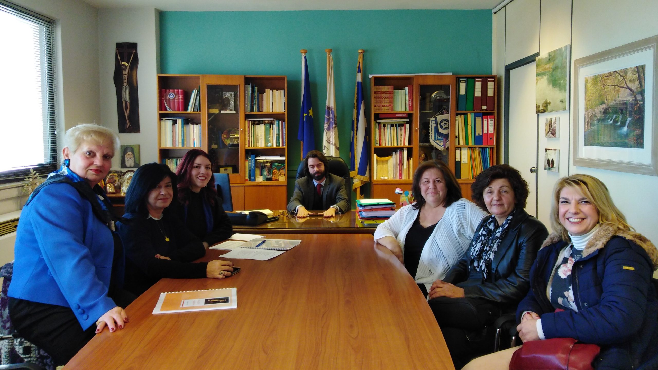 Συνάντηση Δημάρχου Λεβαδέων κ. Ιωάννη Δ. Ταγκαλέγκα με μέλη της Κοιν.Σ.Επ. “ΕΡΚΥΝΑ”