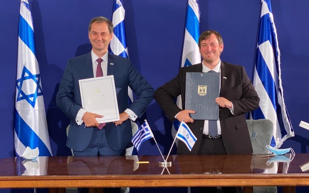 Συμφωνία για ευρεία συνεργασία στον Τουρισμό Ελλάδας- Ισραήλ  -Κοινή δήλωση συνέχισης διαπραγματεύσεων Χ. Θεοχάρη και ισραηλινού ομολόγου του