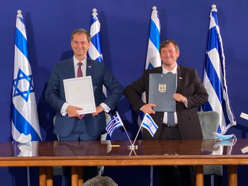Συμφωνία για ευρεία συνεργασία στον Τουρισμό Ελλάδας- Ισραήλ  -Κοινή δήλωση συνέχισης διαπραγματεύσεων Χ. Θεοχάρη και ισραηλινού ομολόγου του