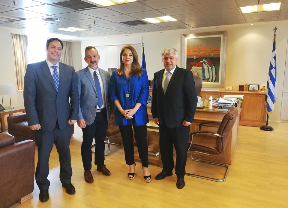 Συνάντηση συνεργασίας με τον Δημαρχο Πρέβεζας κου Νικόλαου Γεωργάκου.Με  Πρόεδρο του ΕΟΤ                    κα Άντζελα Γκερέκου
