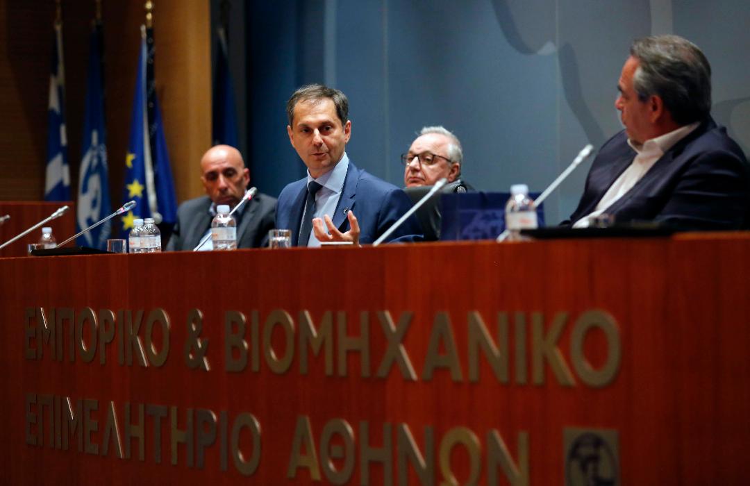 Ομιλία  του υπουργού Τουρισμού κ. Χ. Θεοχάρη στο ΔΣ του ΕΒΕΑ