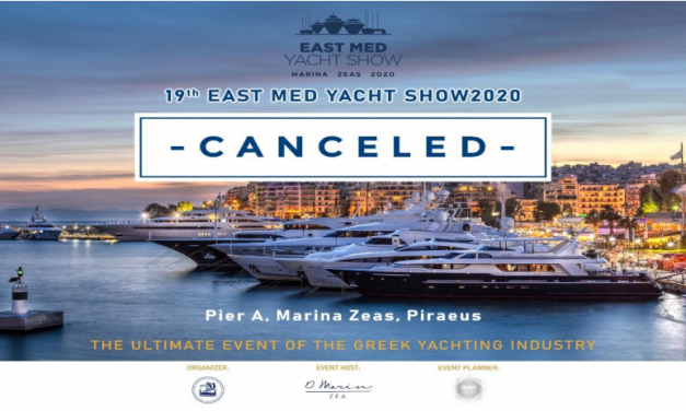 ΑΚΥΡΩΝΕΤΑΙ ΤΟ EAST MED YACHT SHOW 2020