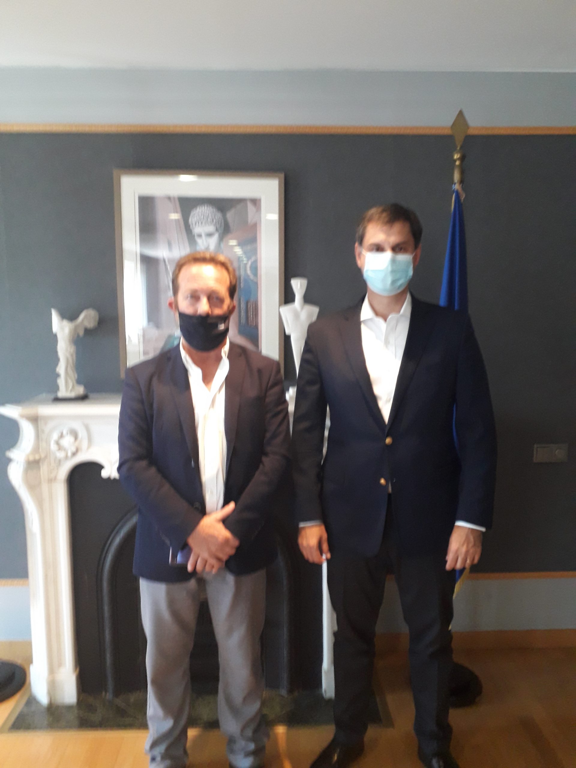 Συνάντηση εργασίας του Υπουργού Τουρισμού κ. Χάρη Θεοχάρη με τον Σύνδεσμο Δήμων Ιαματικών Πηγών Ελλάδας
