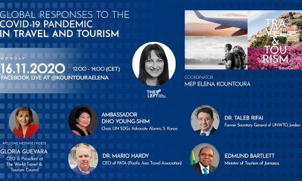 Παγκόσμιο διήμερο Webinar  για τον Τουρισμό διοργανώνει η Έλενα Κουντουρά με τη συμμετοχή φορέων της διεθνούς και ευρωπαϊκής τουριστικής βιομηχανίας