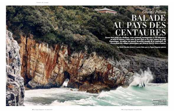 26/01/21 – ΕΟΤ- Γαλλία: Προβολή του Πηλίου στο Le Figaro Magazine