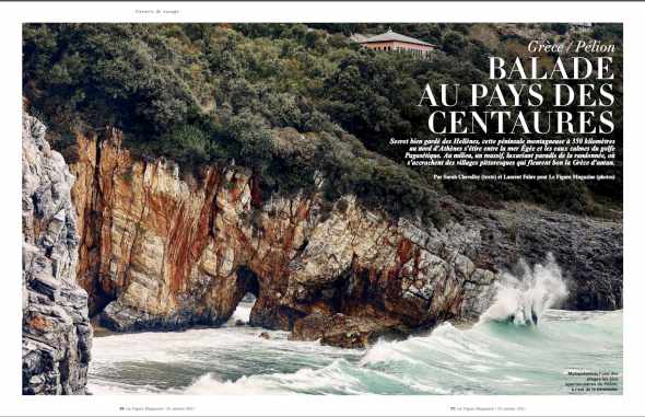 26/01/21 – ΕΟΤ- Γαλλία: Προβολή του Πηλίου στο Le Figaro Magazine