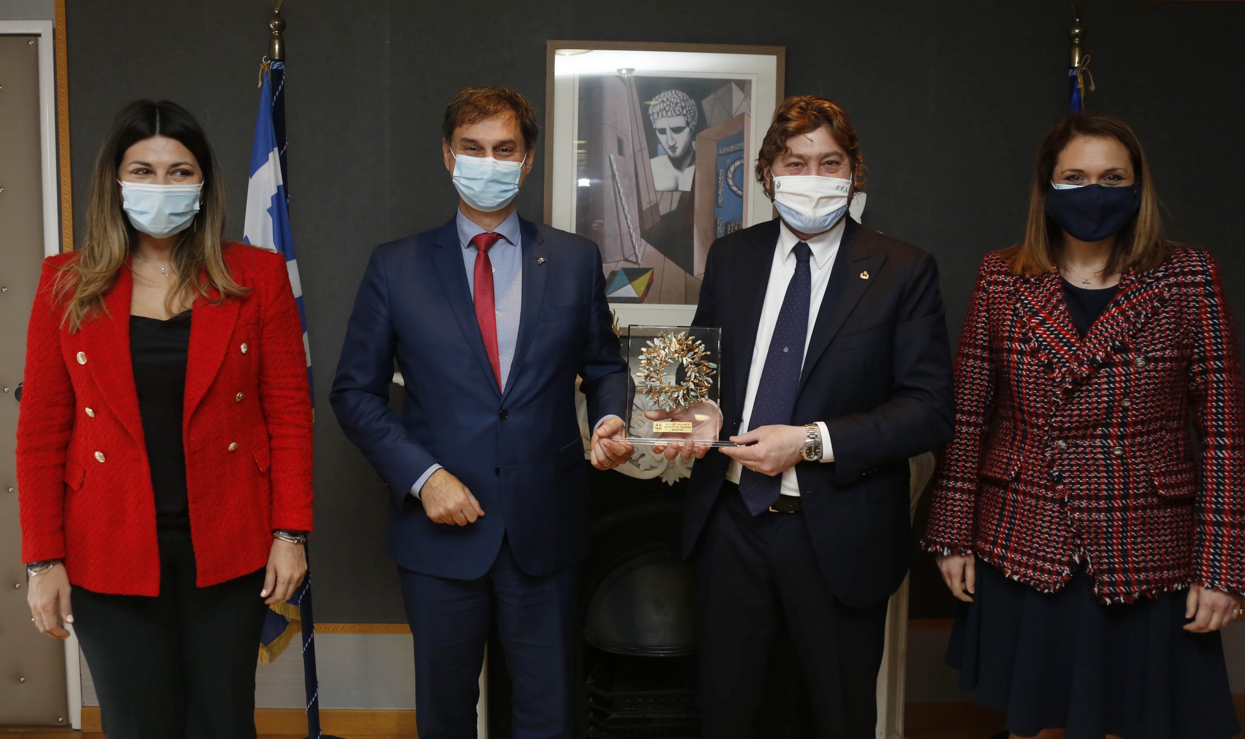 Συνάντηση Θεοχάρη με τον υπουργό Τουρισμού του Σαν Μαρίνο κ. Federico Pedini Amati στην Αθήνα