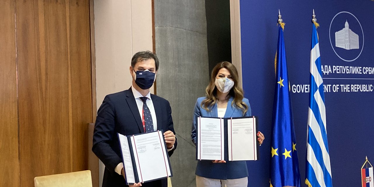 Κοινή δήλωση Θεοχάρη με την υπουργό Τουρισμού της Σερβίας για την ελαχιστοποίηση των συνεπειών της πανδημίας στον Τουρισμό