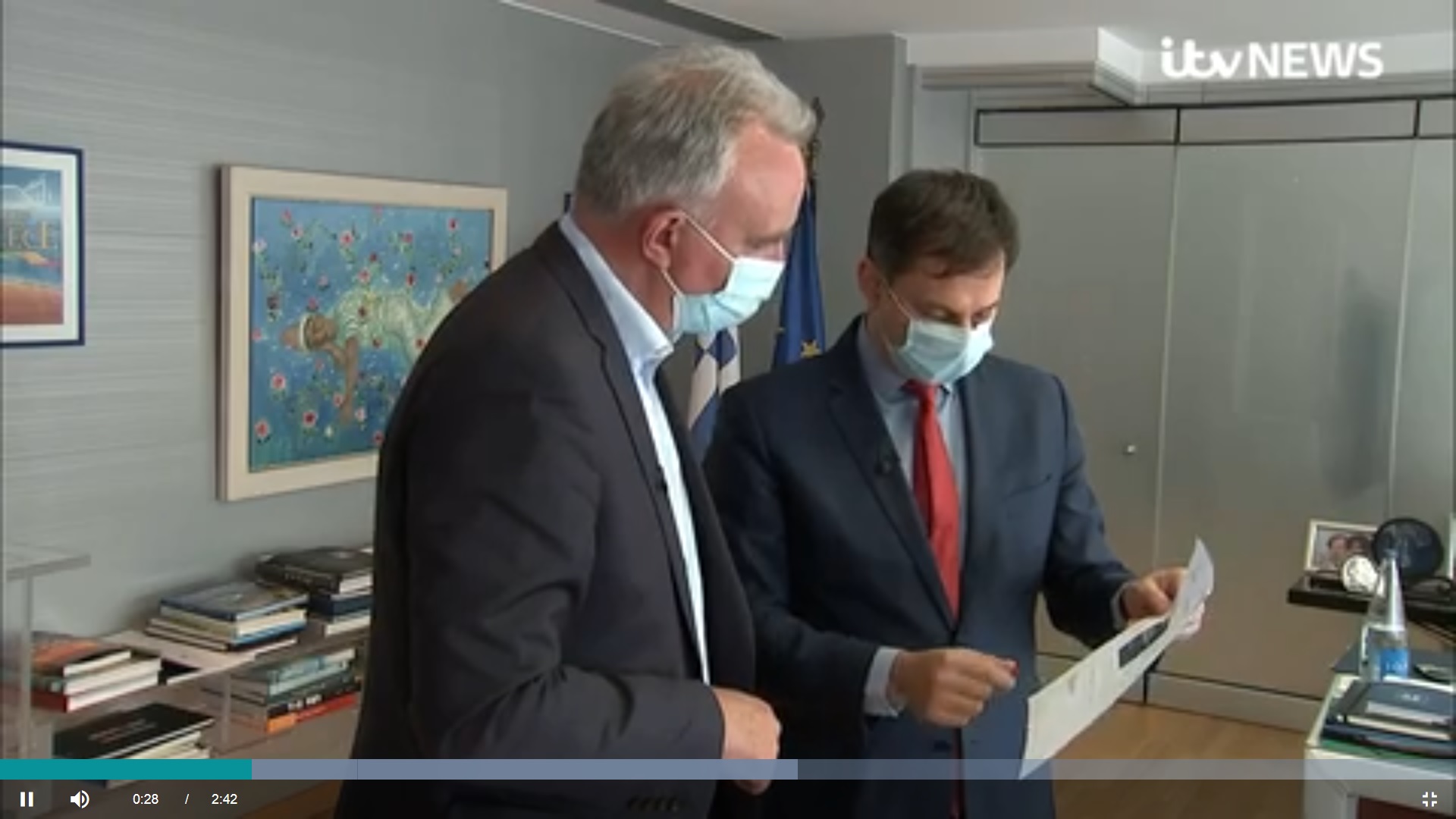 Θεοχάρης στο ITV News: Υπάρχει πολιτική βούληση για συμφωνία με το Ηνωμένο Βασίλειο