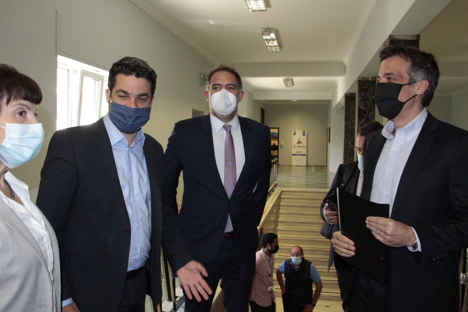 Περιοδεία στην Κρήτη για τον πρόεδρο του Ξενοδοχειακού Επιμελητηρίου Ελλάδος και τον πρόεδρο του ΕΟΔΥ.