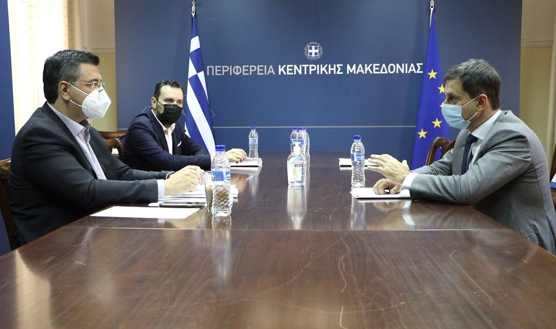 Συνάντηση Περιφερειάρχη Κεντρικής Μακεδονίας  με τον Υπουργό Τουρισμού