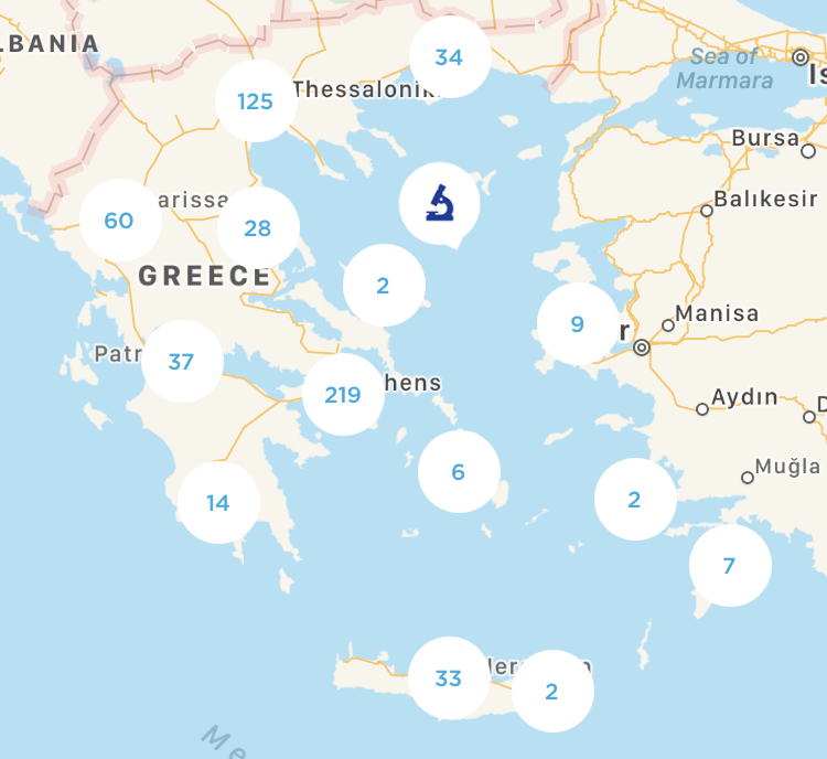 Τα διαγνωστικά κέντρα διαθέσιμα στον επισκέπτη της χώρας μέσω της επίσημης εφαρμογής ΕΟΤ  Visit Greece App