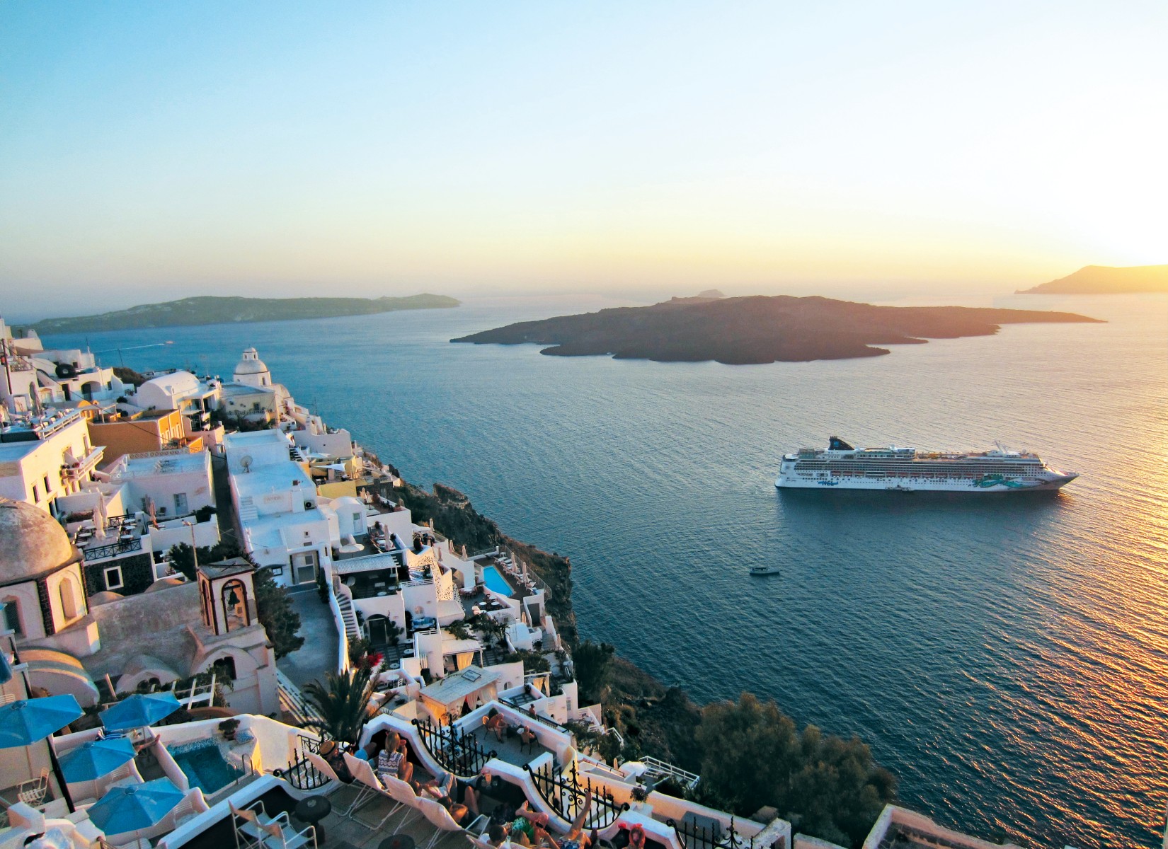 Norwegian Cruise Line Santorini