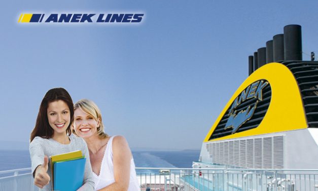 Η ANEK LINES προσφέρει 50%  στις πρώτες μετακινήσεις​ των  νεοεισακτέων φοιτητών