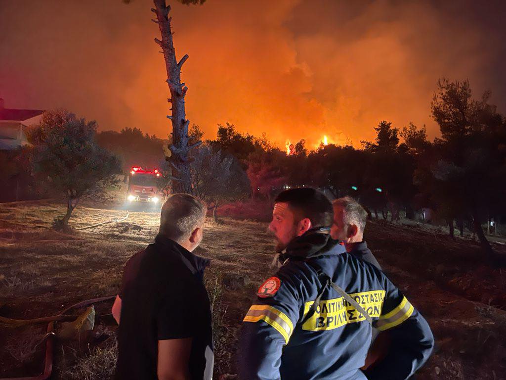 Περιφέρεια Αττικής Φωτιά Νέα Μάκρη