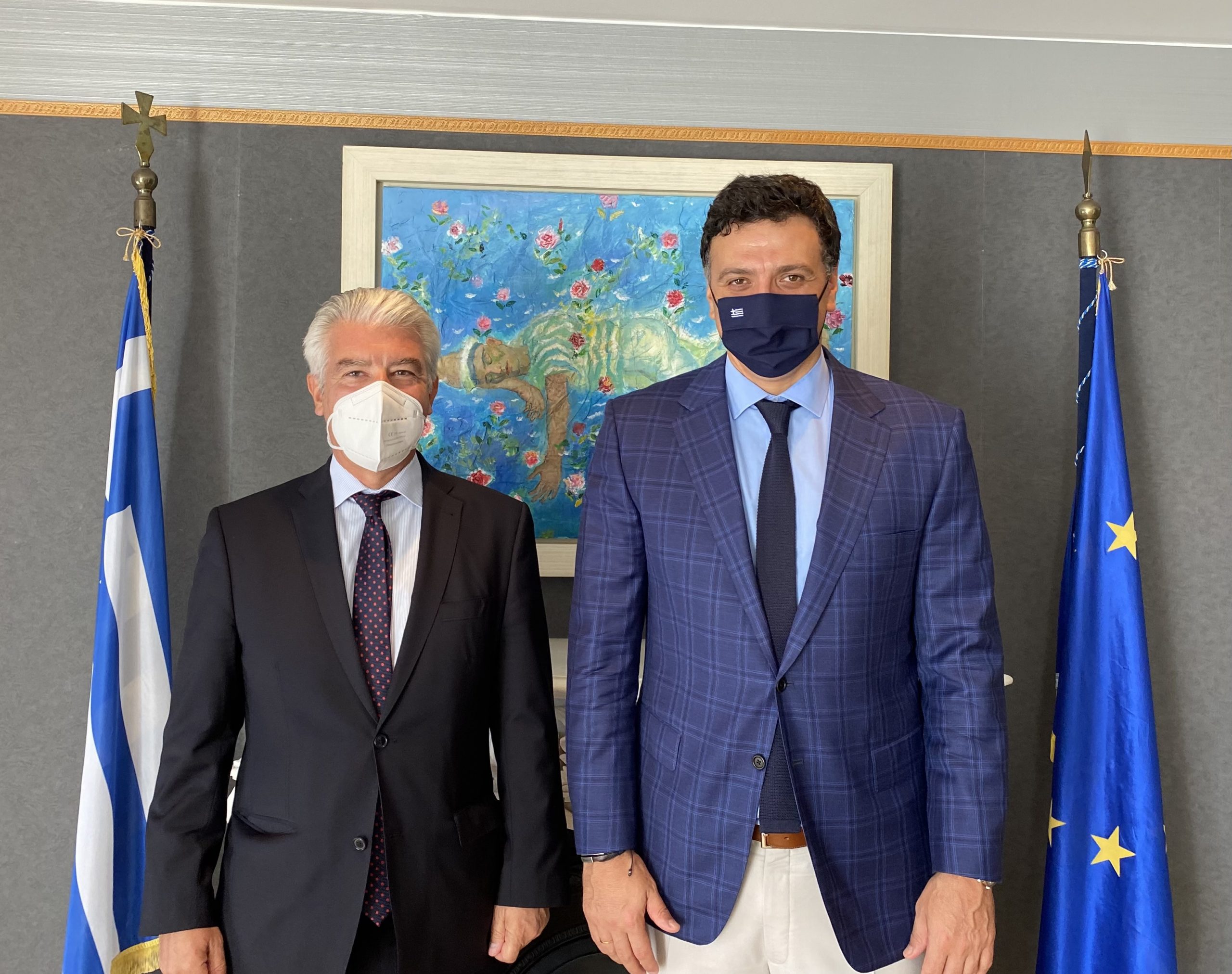 Συνάντηση Υπουργού Τουρισμού με τον Πρέσβη της Γερμανίας