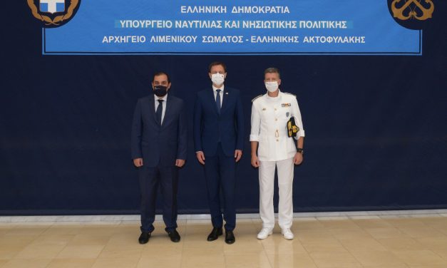 Υποδοχή Πρωθυπουργού Σλοβακίας από τον Υφυπουργό Ναυτιλίας & Νησιωτικής Πολιτικής