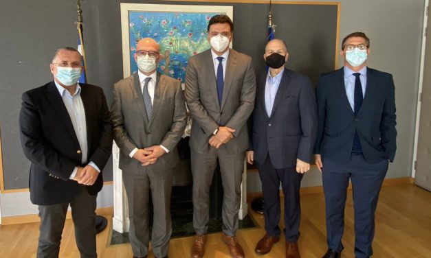 Minister of Tourism Vassilis Kikilias met with Greg O’Hara founder and CEO of Certares