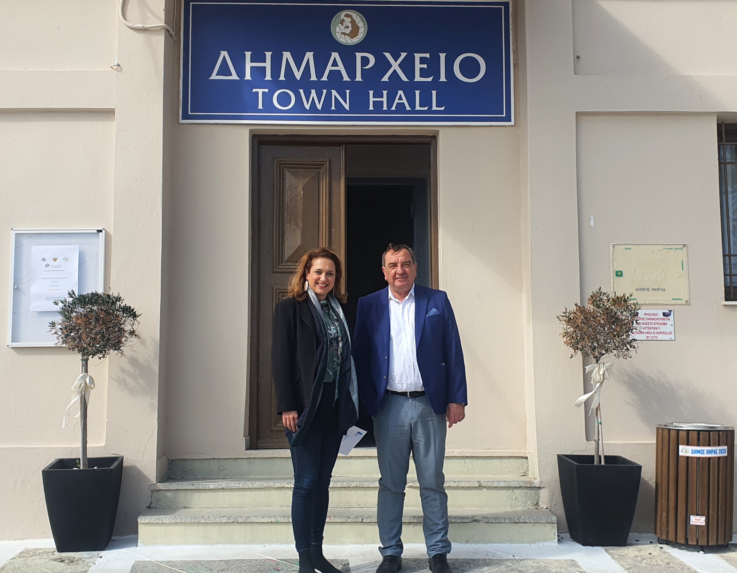 Επίσκεψη Γ.Γ. Τουριστικής Πολιτικής και Ανάπτυξης Βίκυς Λοΐζου στη Σαντορίνη