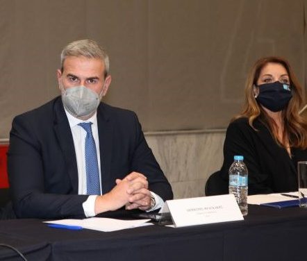 Η Ά. Γκερέκου και ο Δ. Φραγκάκης στα εγκαίνια της 36ης Έκθεσης Philoxenia