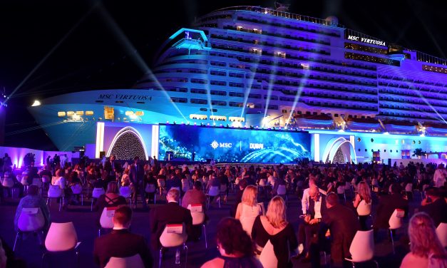 Λαμπερή τελετή ονοματοδοσίας του MSC Virtuosa της MSC Cruises στα Ηνωμένα Αραβικά Εμιράτα