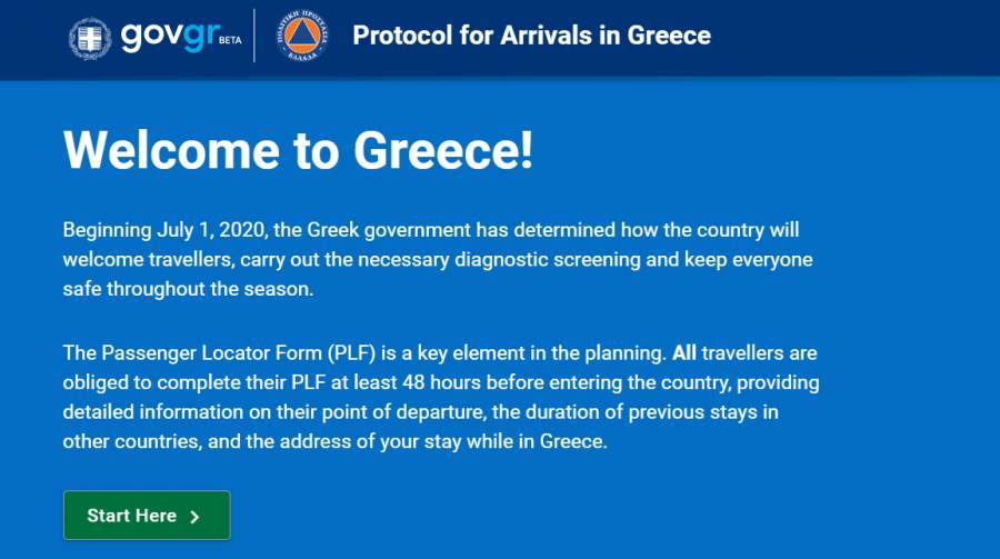 Κικίλιας: Καταργείται η συμπλήρωση του PLF για τους επισκέπτες της Ελλάδας