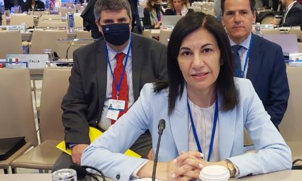 Η Ολυμπία Αναστασοπούλου στις εργασίες της πρώτης έκτακτης γενικής συνέλευσης του UNWTO