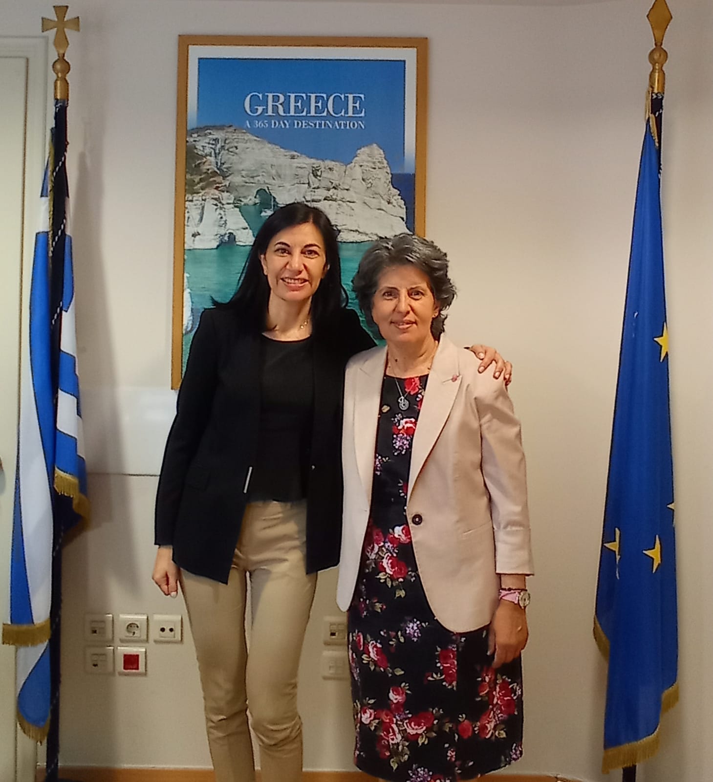 Συνάντηση της Γ. Γ. Τουριστικής Πολιτικής και Ανάπτυξης με τη Γ.  Γ. Αγροτικής Ανάπτυξης και Τροφίμων
