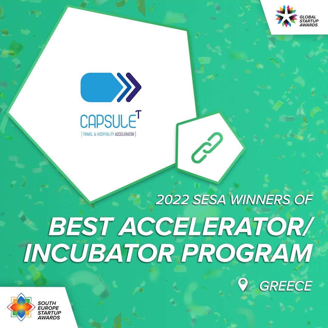 Ο CapsuleT νικητής στα South Europe Startup Awards 2022