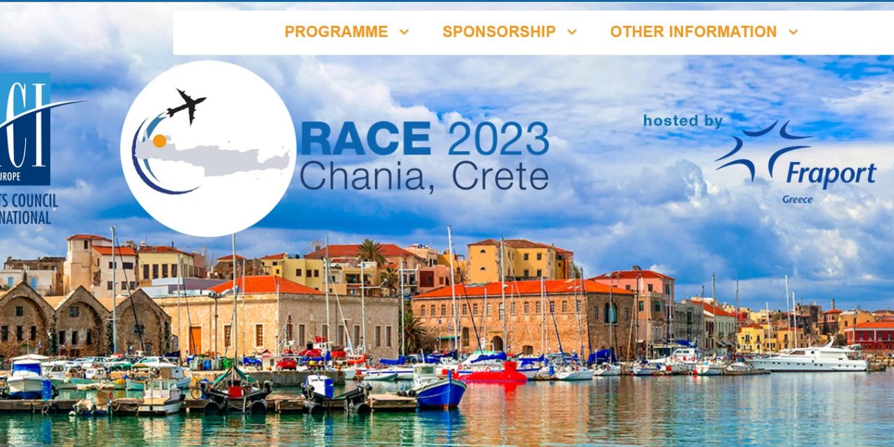 <strong><em>Η Fraport Greece φιλοξενεί τη 14<sup>η</sup> ετήσια συνάντηση των Διαχειριστών Ευρωπαϊκών Αεροδρομίων (ACI EUROPE 14<sup>th</sup> Regional Airports Conference & Exhibition, RACE 2023)</em></strong>