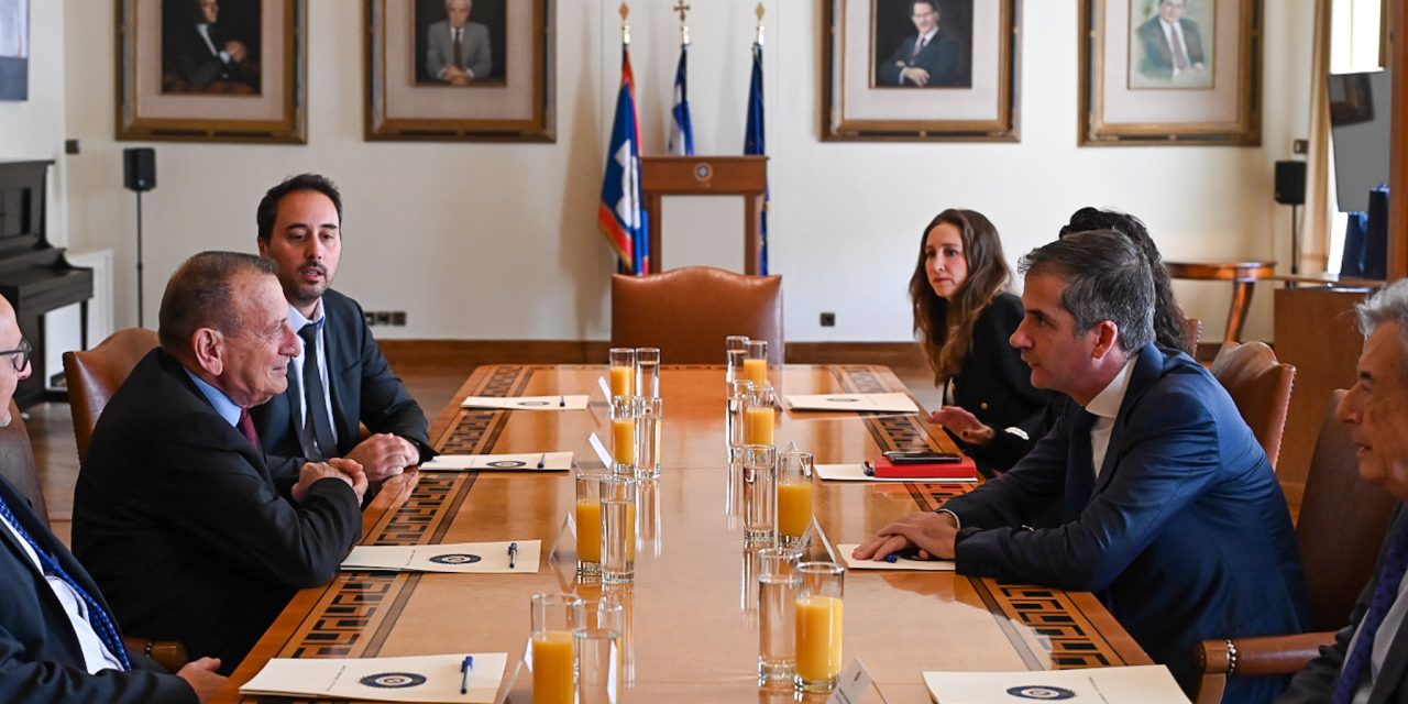 <strong>Συνάντηση του Δημάρχου Αθηναίων Κ. Μπακογιάννη με τον Δήμαρχο του Τελ Αβίβ Ron Huldai</strong>