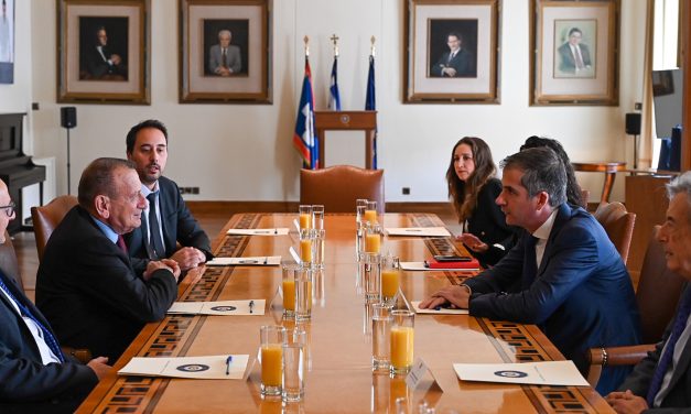 <strong>Συνάντηση του Δημάρχου Αθηναίων Κ. Μπακογιάννη με τον Δήμαρχο του Τελ Αβίβ Ron Huldai</strong>