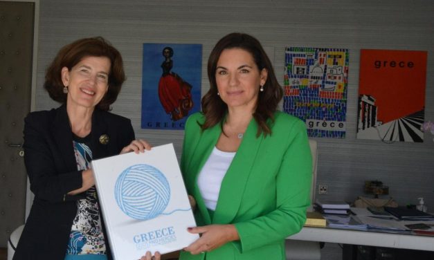 Συνάντηση Όλ. Κεφαλογιάννη με την Πρέσβειρα της Γαλλίας Laurence Auer