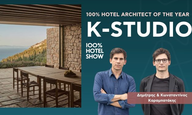 “100% Hotel Architect of the Year: Το K-Studio Ξεχωρίζει στον Κόσμο τού Ξενοδοχειακού Design”