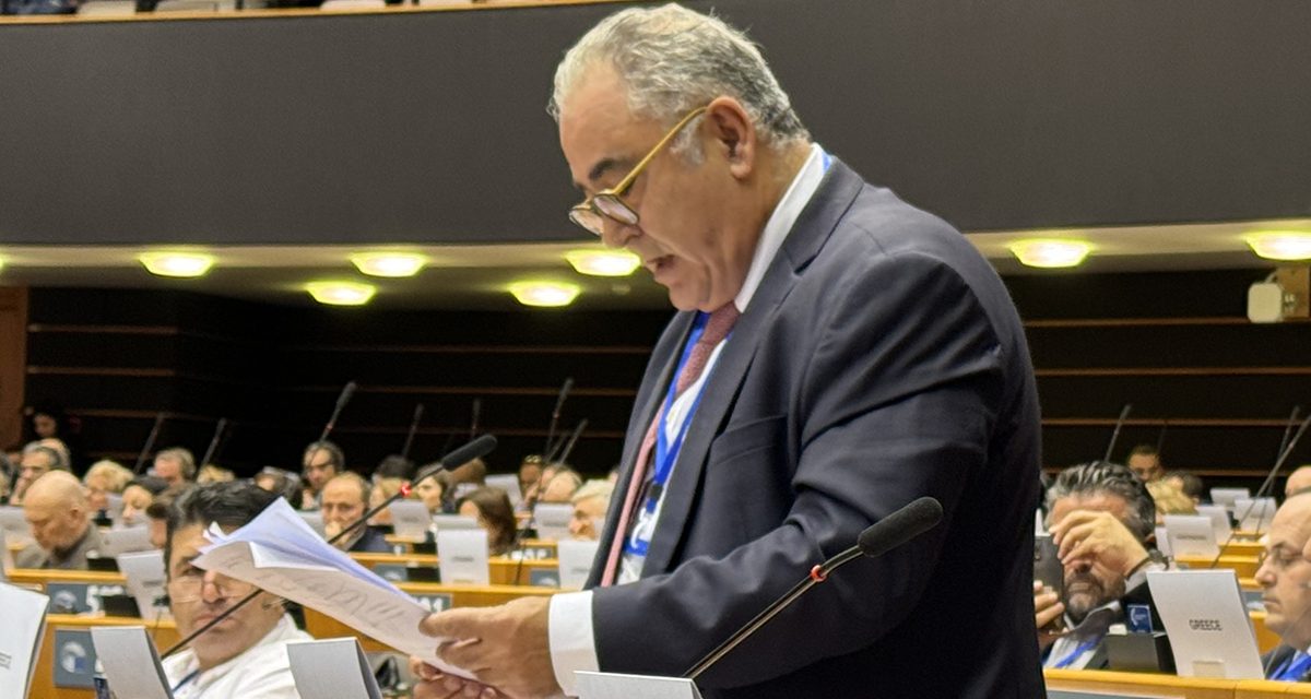 Παρέμβαση Προέδρου Ε.Ε.Α. στο Ευρωπαϊκό Κοινοβούλιο Επιχειρήσεων για την χρηματοδότηση των ΜμΕ στην Ελλάδα – Βίντεο