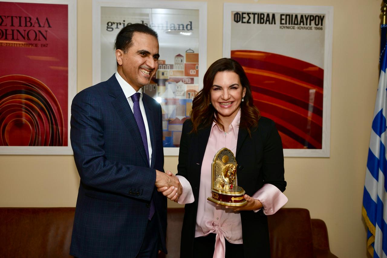 Συνάντηση Όλ. Κεφαλογιάννη με τον πρέσβη του Κατάρ