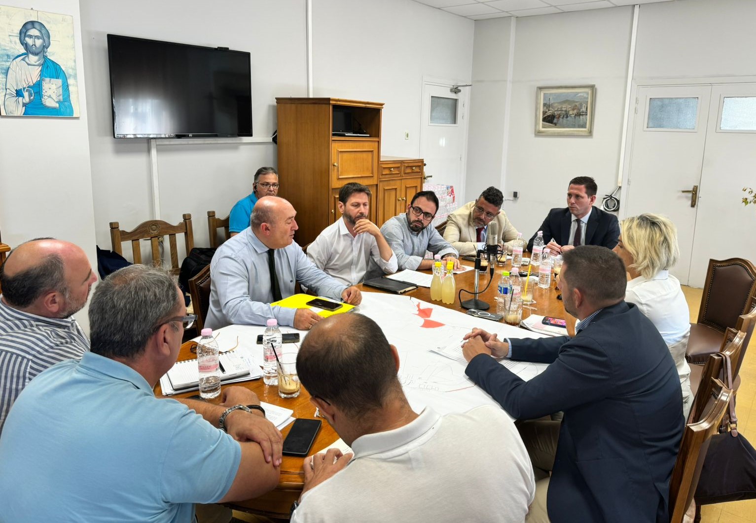 Επιτόπια αυτοψία και συνάντηση εργασίας κλιμακίου της Ρυθμιστικής Αρχής Λιμένων στις εγκαταστάσεις της Οργανισμός Λιμένος Βόλου Α.Ε.