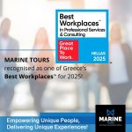 <em>H Marine Tours κατατάσσεται στα Best Workplaces™ 2025</em><em></em>