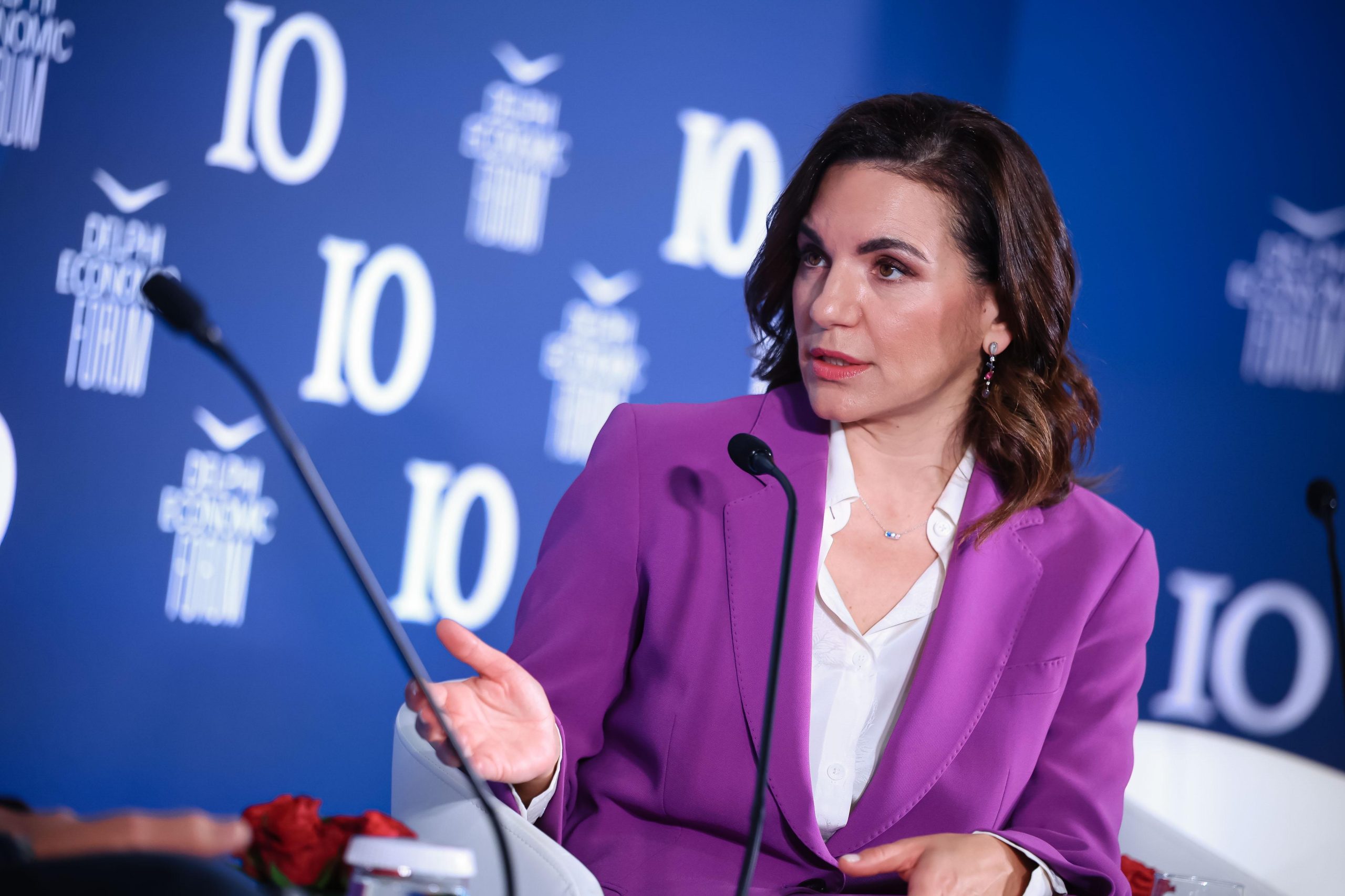 Στη στρατηγική του Υπουργείου Τουρισμού για τη βιώσιμη ανάπτυξη του ελληνικού τουρισμού αναφέρθηκε στο 10ο Οικονομικό Φόρουμ των Δελφών η Υπουργός Τουρισμού κα Όλγα Κεφαλογιάννη