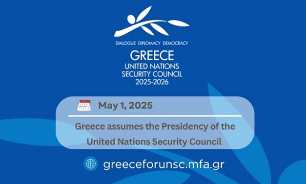 <strong><u>Ανακοίνωση Υπουργείου Εξωτερικών για την έναρξη της Προεδρίας της Ελλάδας στο Συμβούλιο Ασφαλείας του Οργανισμού Ηνωμένων Εθνών από την 1η Μαΐου 2025</u></strong>