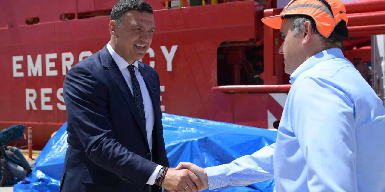 Β. Κικίλιας για Ναυαγοσωστικό “Giant”: «Η ασφάλεια και η προστασία της ανθρώπινης ζωής είναι καρδιά της πολιτικής μας»￼