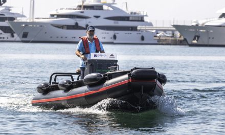 Μαρίνα Φλοίσβου _Το πρώτο ηλεκτροκίνητο σκάφος υπηρεσίας σε ελληνική μαρίνα