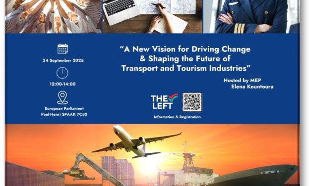 Υψηλού επιπέδου εκδήλωση της Έλενας Κουντουρά στο Ευρωπαϊκό Κοινοβούλιο, αφιερωμένη στις γυναίκες στις Μεταφορές και τον Τουρισμό￼