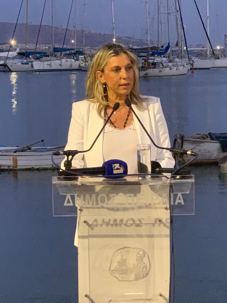 Η Υφυπουργός Τουρισμού Άννα Καραμανλή στο 4ο Γαστρονομικό Φεστιβάλ του Δήμου Πειραιά