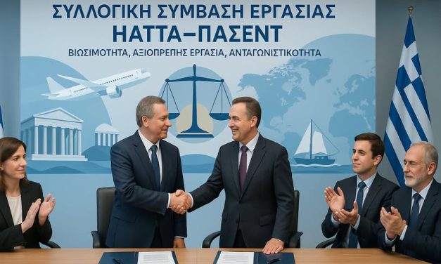 HATTA υπογραφή  νέας Συλλογικής Σύμβασης Εργασίας με την ΠΑΣΕΝΤ